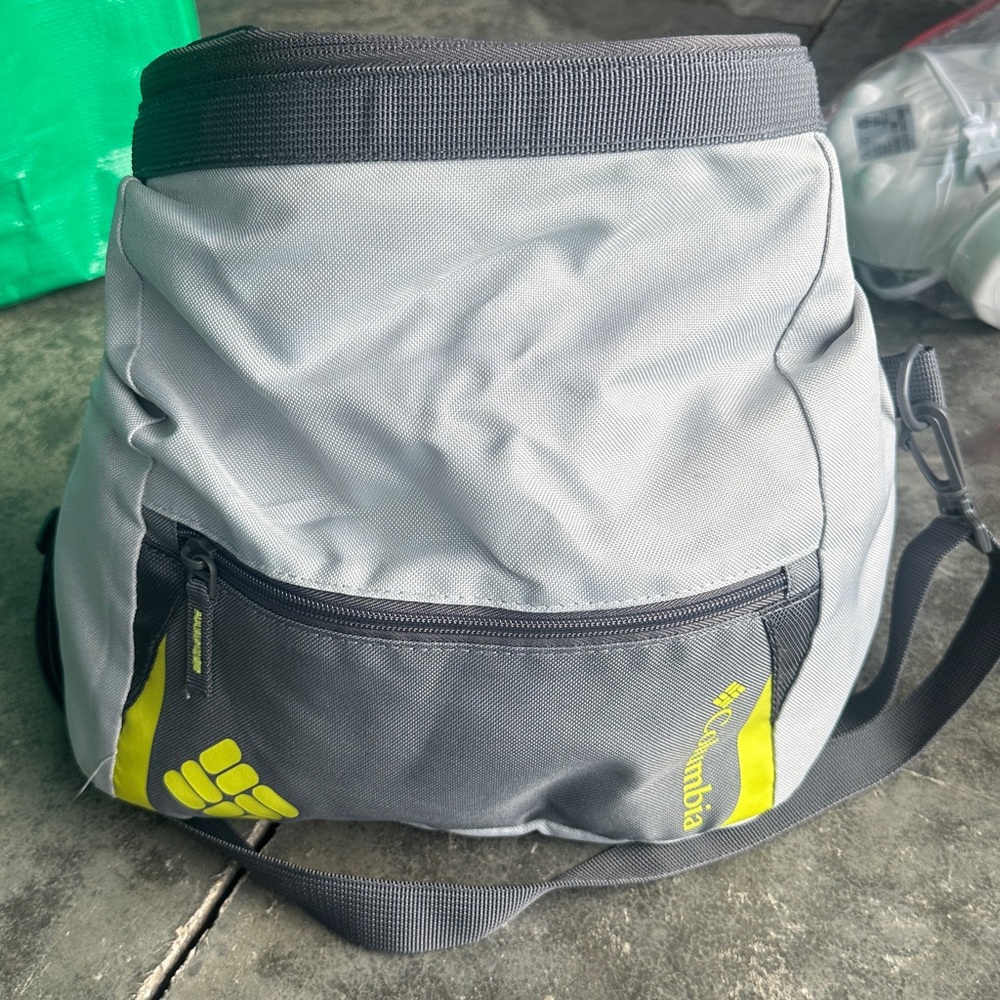 Columbia Gray and Neon Yellow Lunch Bag/Cooler - Picture 3 of 4